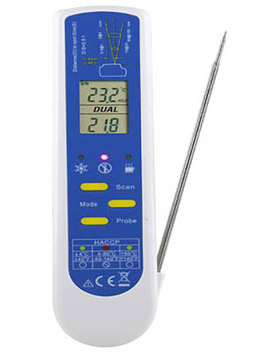 6.0  TCT303F IR Thermometer & thermocouple probe for HACCP - NSF Approved